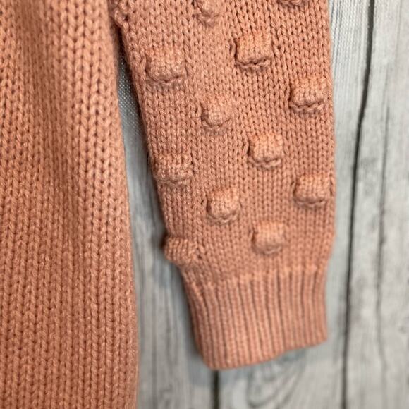 Est 1946 Pink Swiss Dot Open Front Cardigan Size Medium - Picture 9 of 9